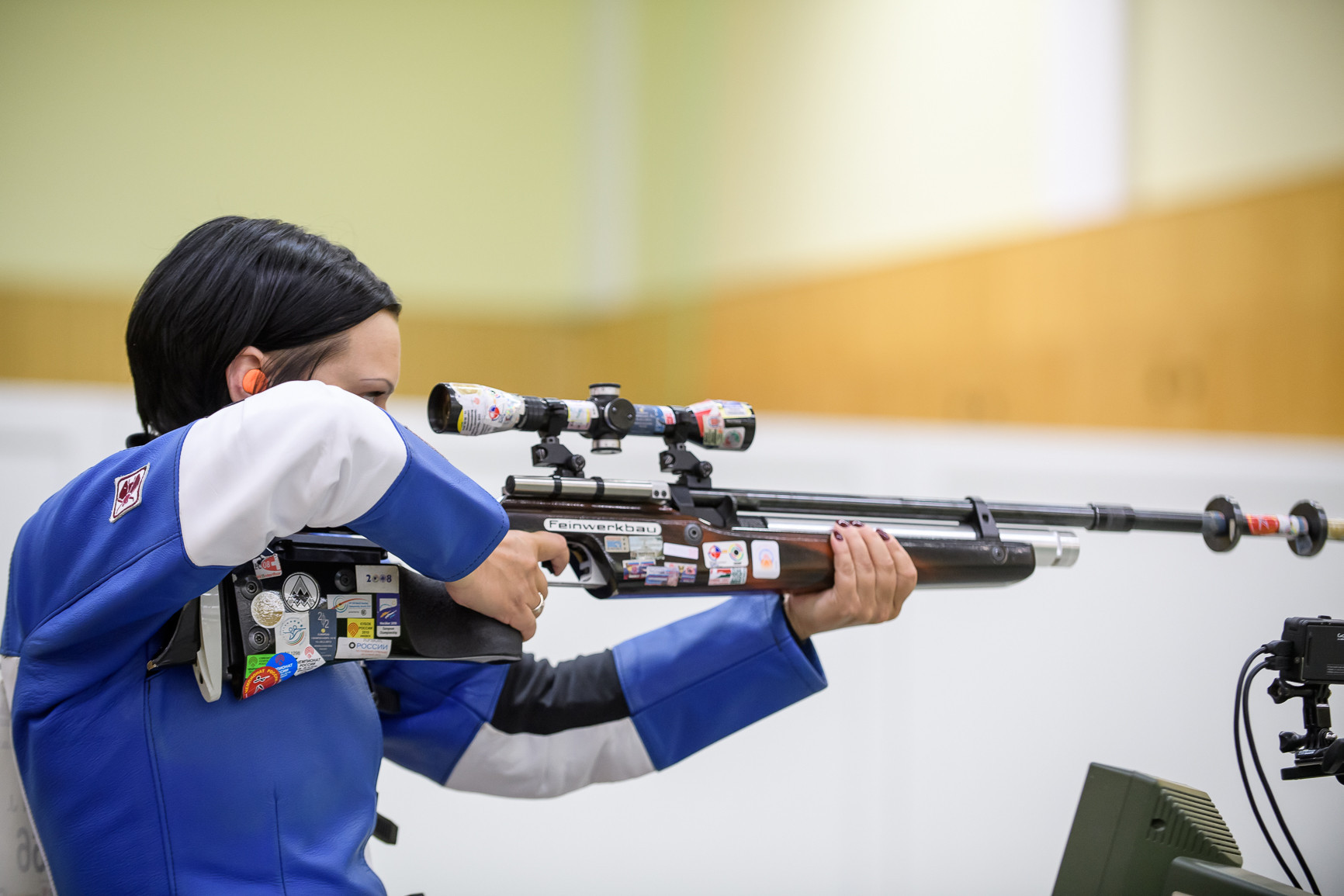 Julia Eydenzon secured Russia's first gold medal of the European Shooting Championships ©ISSF/Flickr