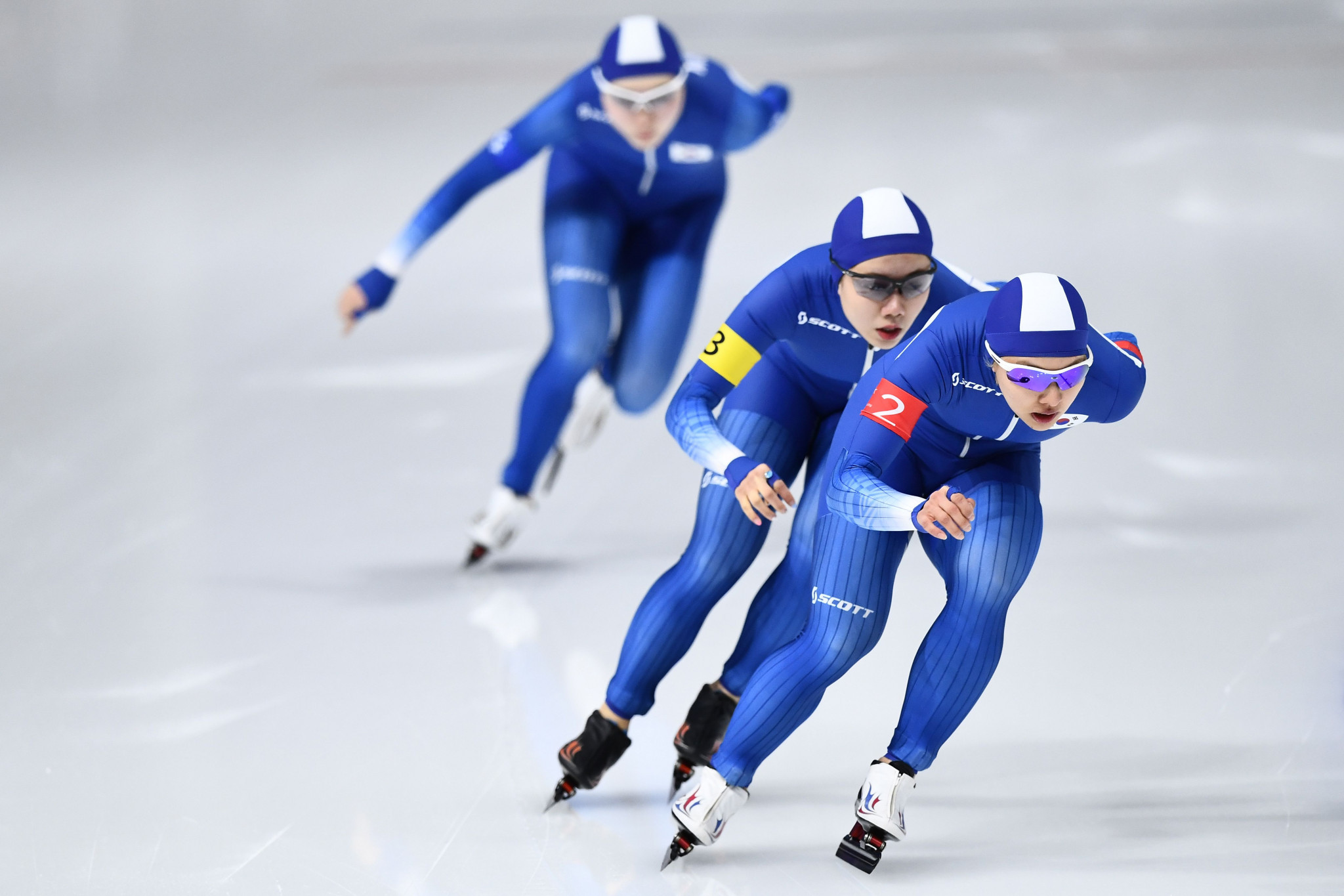 Noh Seon-yeong finished almost four seconds behind her two team-mates during the event ©Getty Images