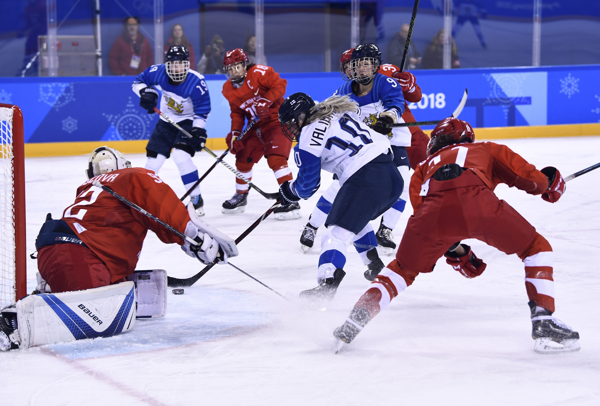 Finland won the women's ice hockey bronze medal after beating the OAR ©Getty Images