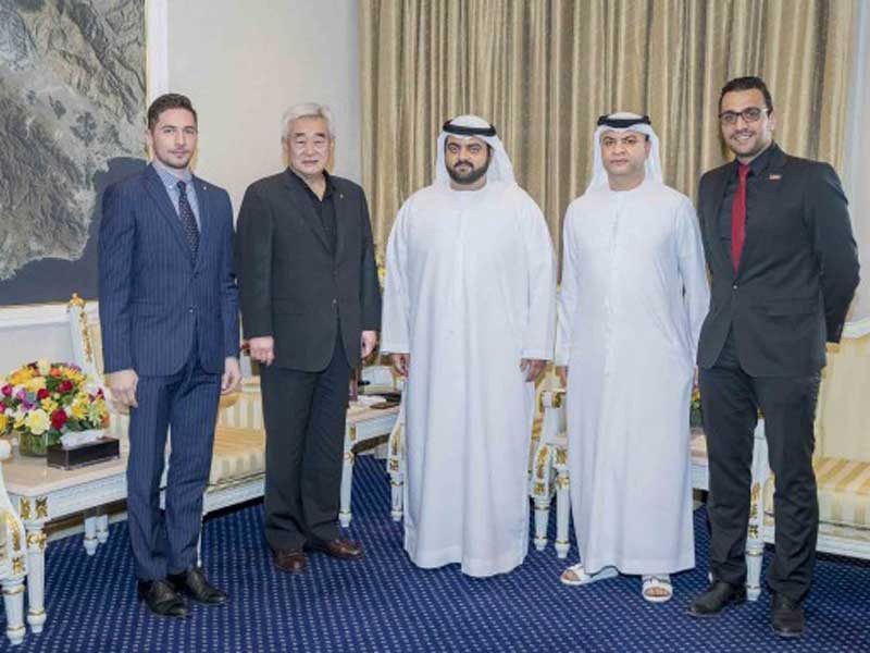 The UAE Taekwondo Federation have welcomed WT President Chungwon Choue ©IRITF