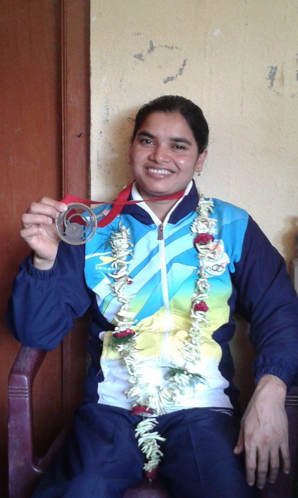 Sakina Khatun won a bronze medal at Glasgow 2014 ©Flickr