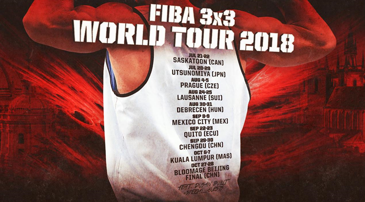 FIBA announce expansion of 3x3 World Tour