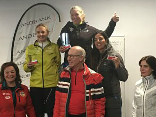 Olympic Committee of Andorra oversee veteran skiing contest