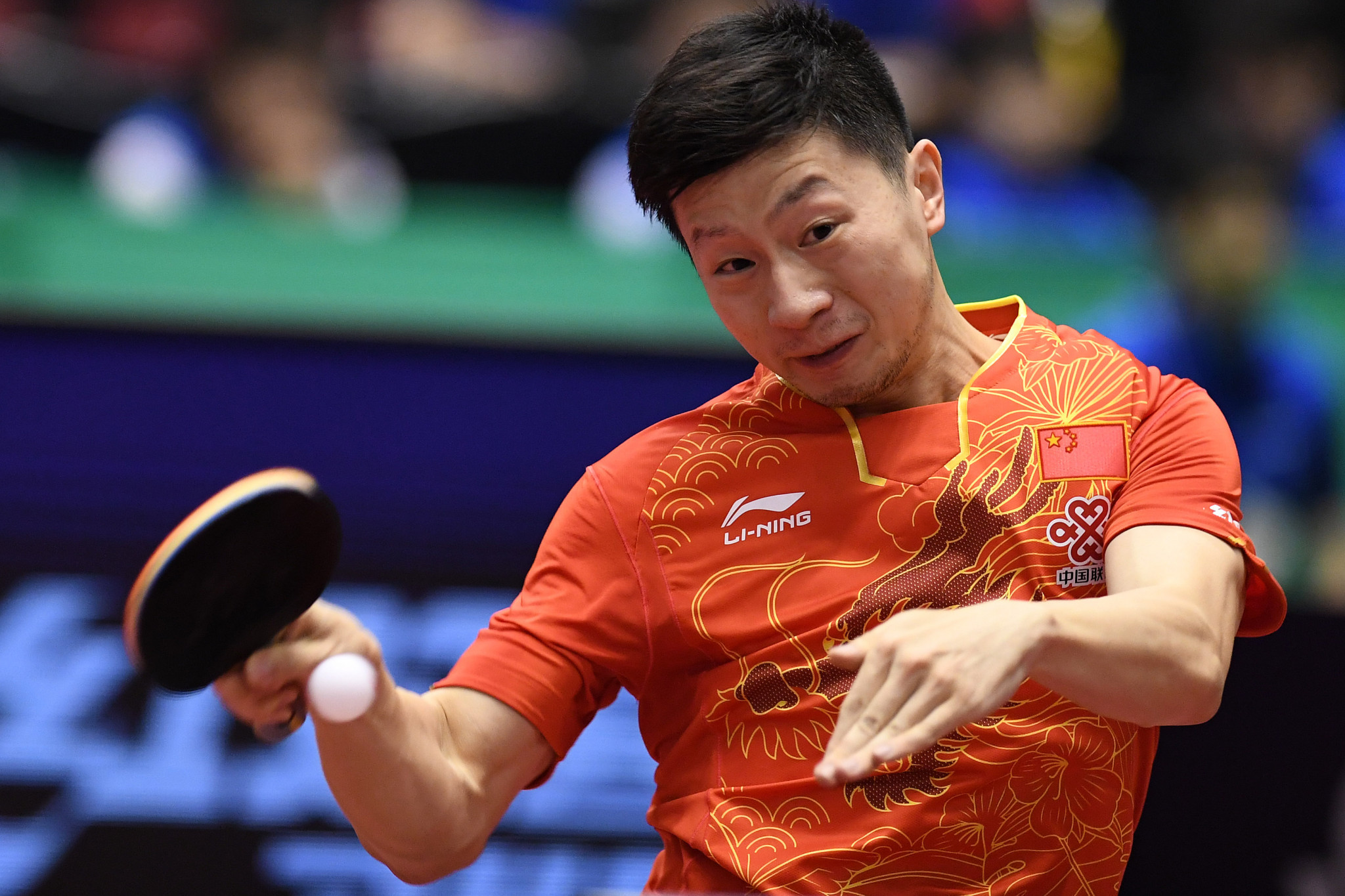 Ma Long played in two of China's three victories on the opening day of the ITTF World Team Cup ©Getty Images