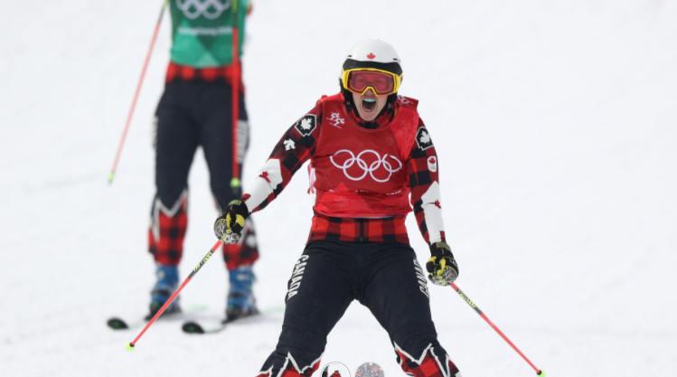 Kelsey Serwa led a Canadian one-two finish in the ski-cross event ©Getty Images