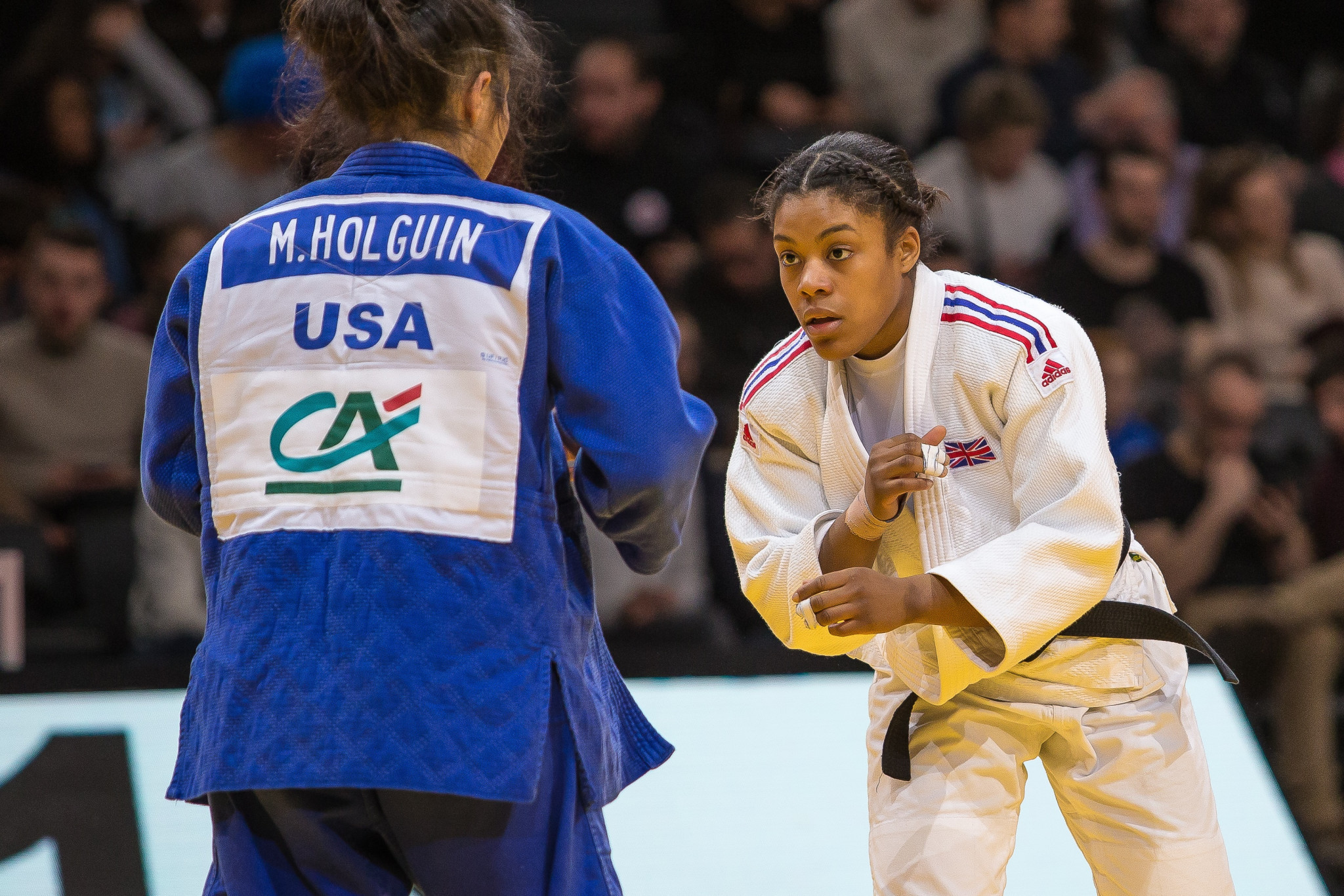 Nekoda Smythe-Davis won gold in the women's 57kg division ©British Judo