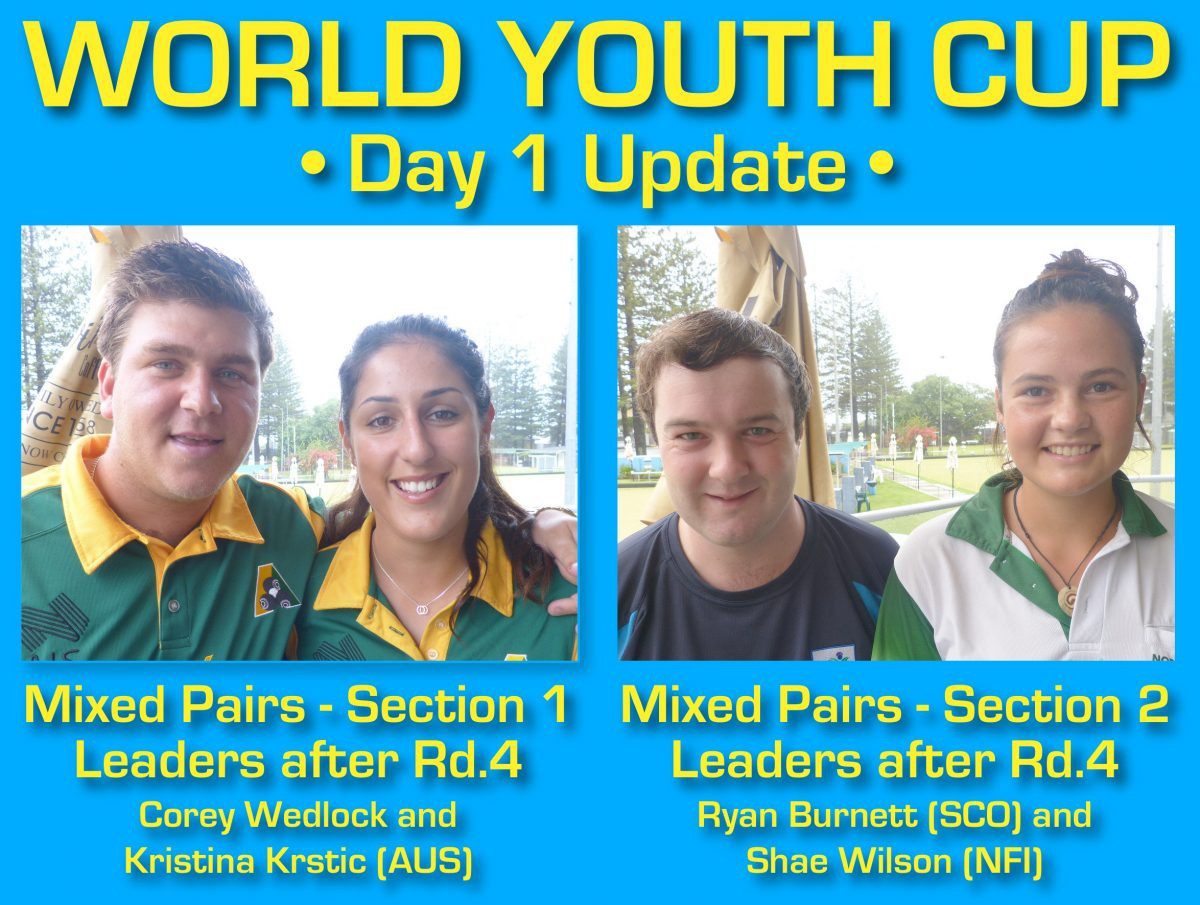 Home pairing make strong start to World Youth Bowls Championships