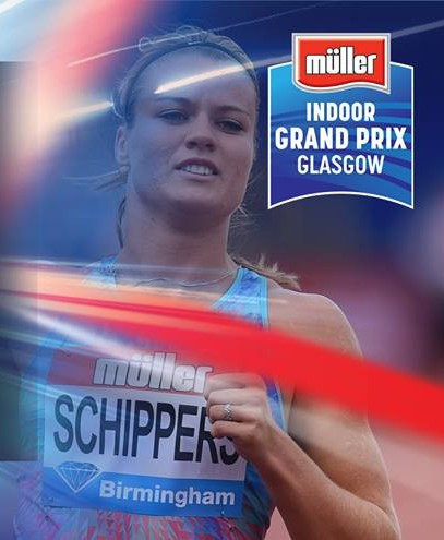 Dafne Schippers will compete in the IAAF World Indoor Tour event in Glasgow ©British Athletics