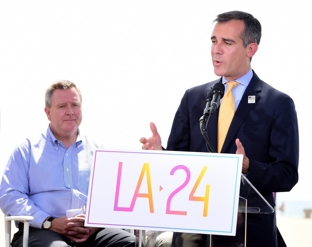 Los Angeles officially launches bid to host 2024 Olympic and Paralympic Games