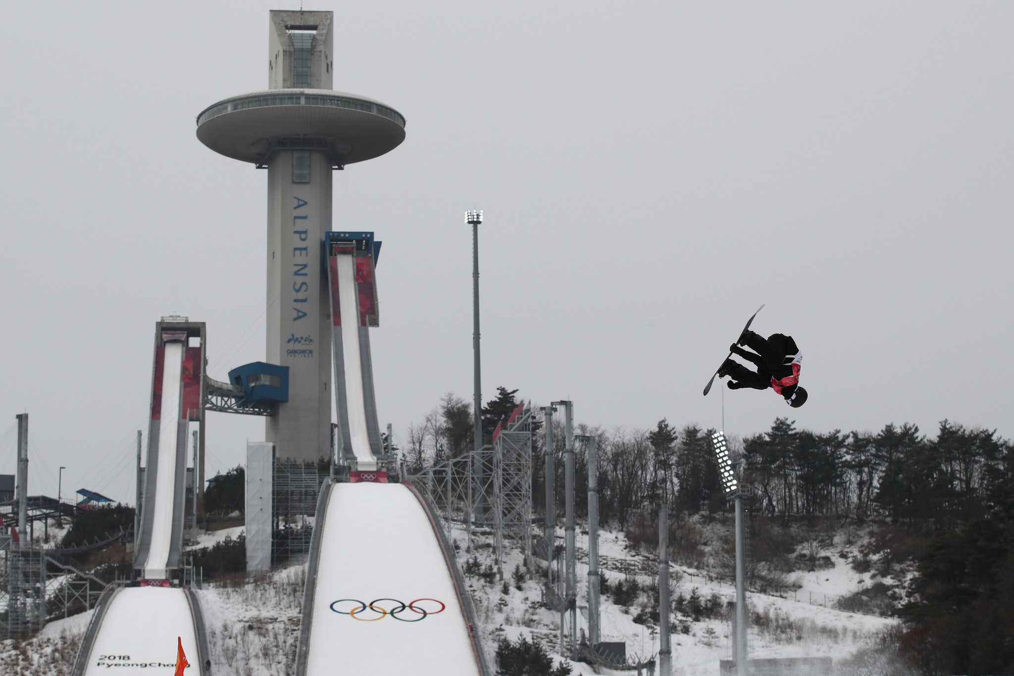 Sebastien Toutant became only the third Canadian man to win a snowboard gold medal at the Winter Olympic Games after coming out on top in the big air event ©Getty Images