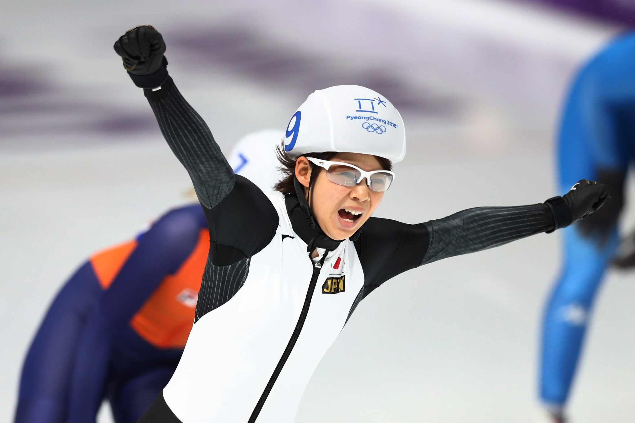 Japan’s Nana Takagi came out on top in the women's mass start speed skating event to claim her second gold medal ©Getty Images