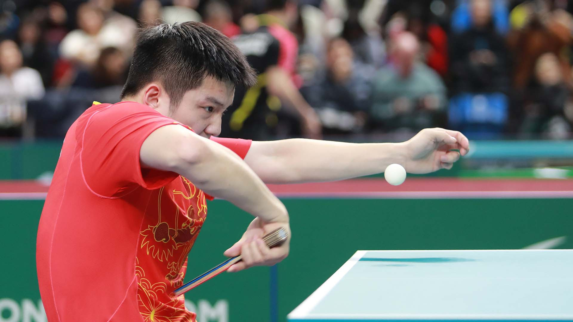 China's world number two won his decisive singles match against England's Liam Pitchford to put his country in a seventh consecutive final in the ITTF World Team Cup in London ©ITTF