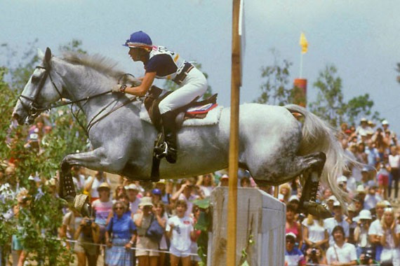 Karen Stives helped the United States to team eventing gold at the 1984 Olympic Games in Los Angeles
