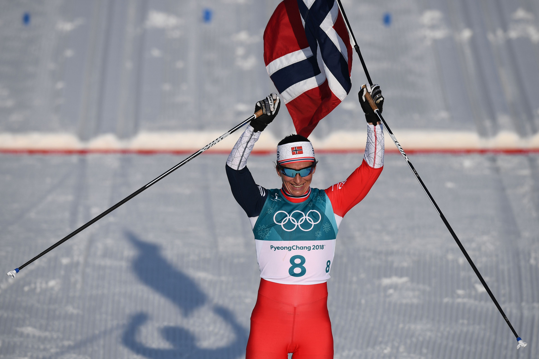 Bjørgen secures eighth Winter Olympic gold medal to ensure Norway finish top at Pyeongchang 2018 