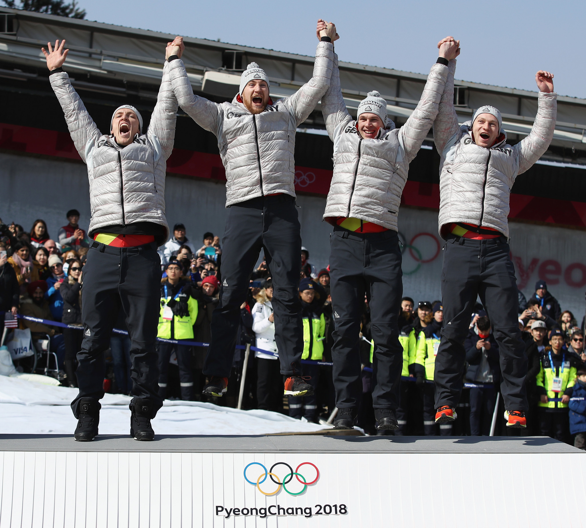 Germany enjoyed gold medal success in four-man bobsleigh ©Getty Images