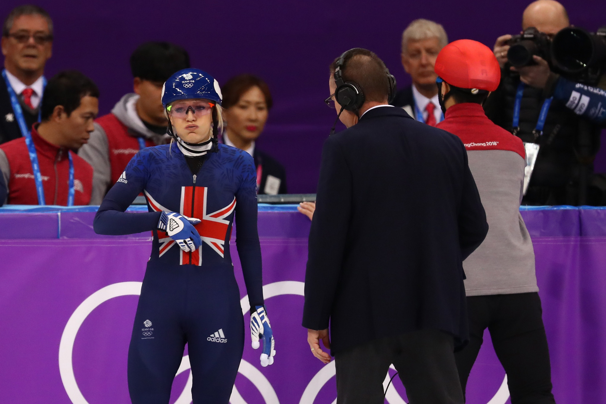 Elise Christie endured a second successive Olympic heartache in Pyeongchang ©Getty Images