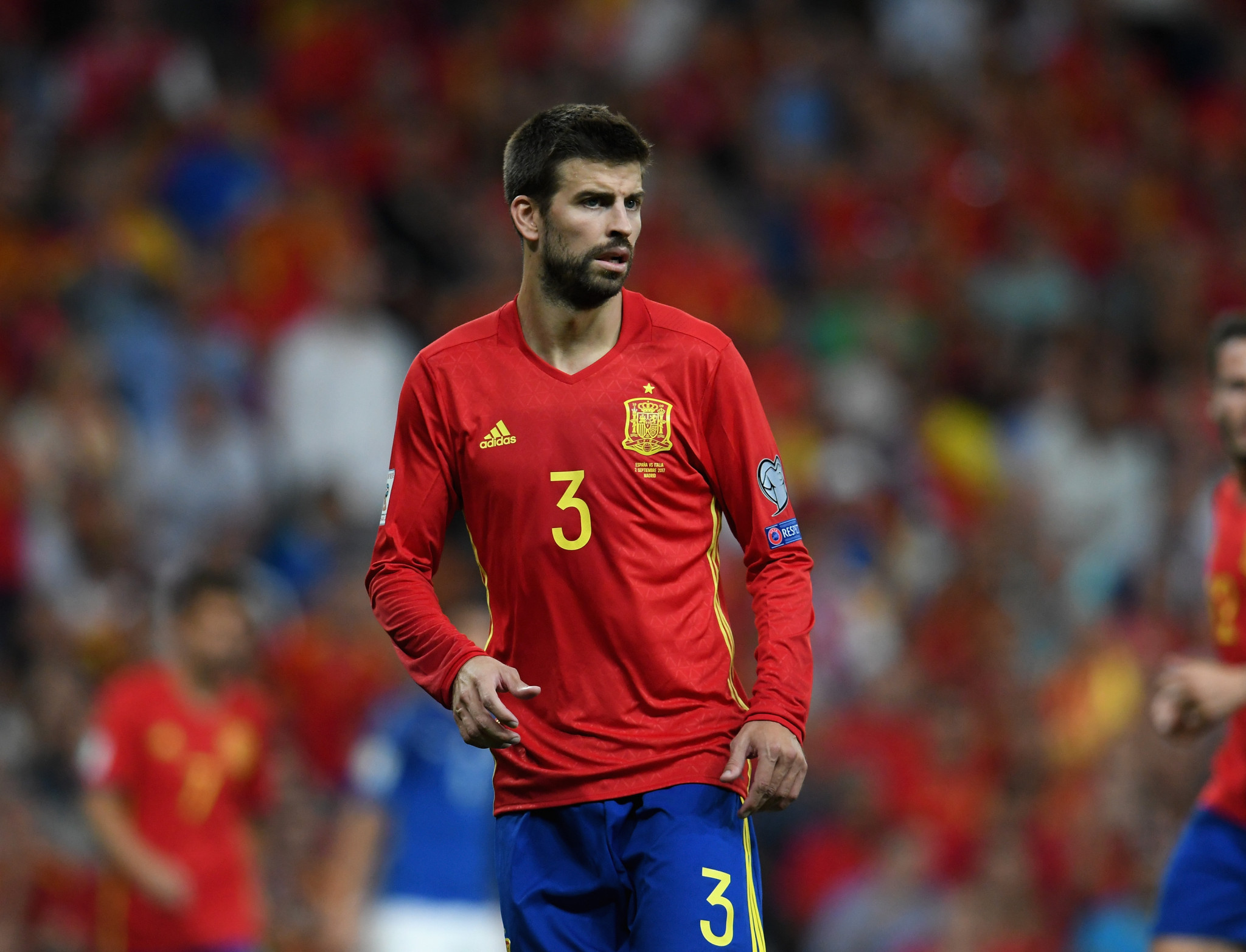 International footballer Gerard Pique is one of the people behind the new World Cup of Tennis tournament ©Getty Images