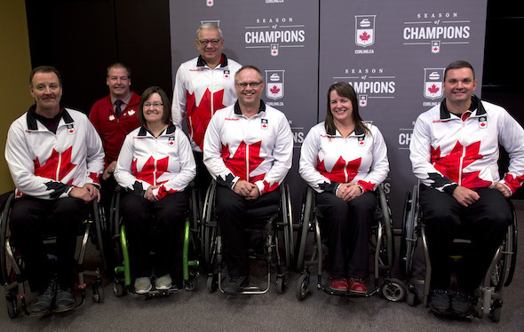 Five wheelchair curlers will represent Canada in Pyeongchang ©Curling Canada