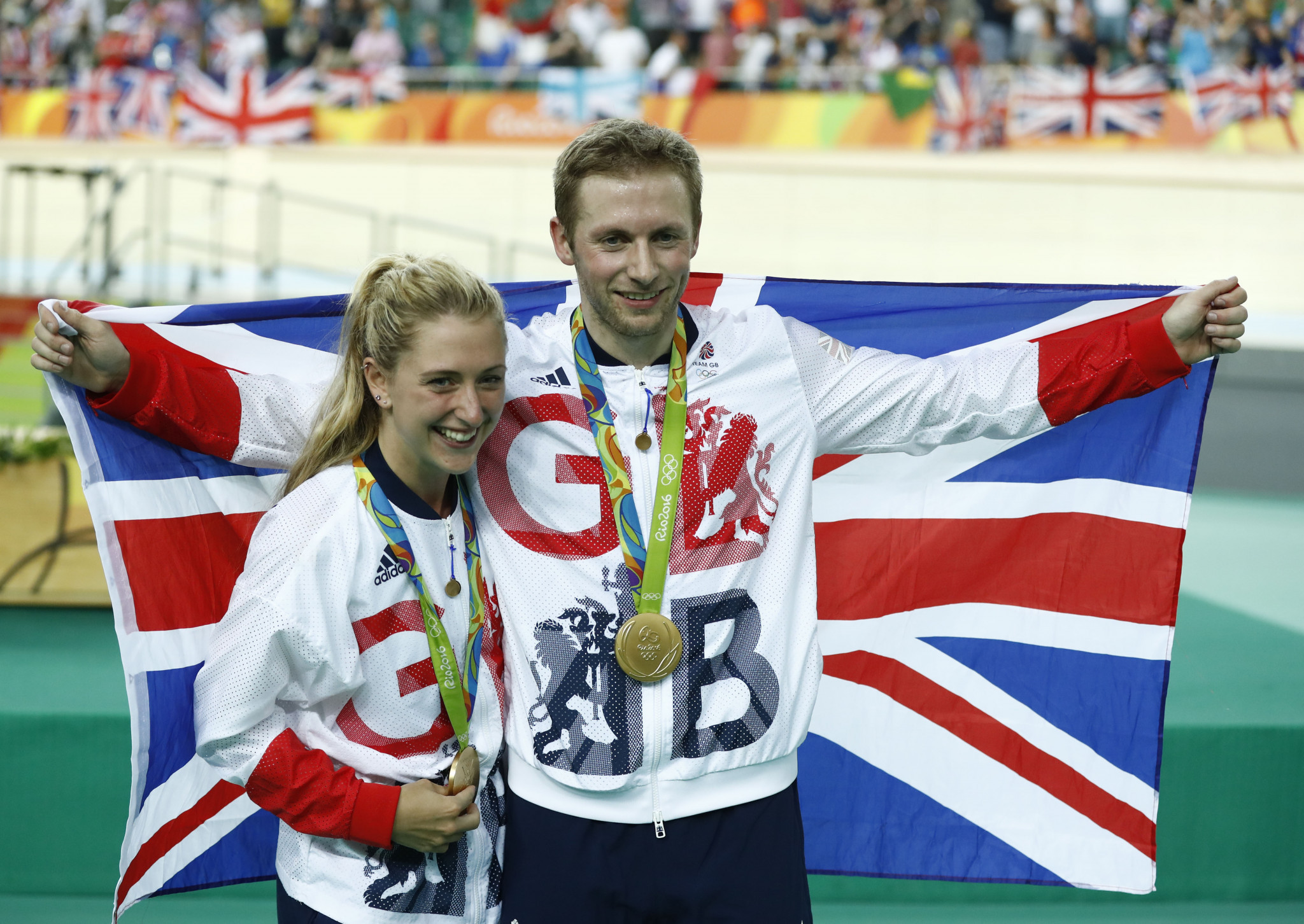 Laura and Jason Kenny are set to make their returns to international competition ©Getty Images