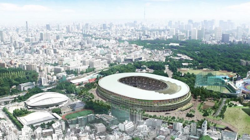 Tokyo 2020 have been slammed by environmental campaigners following their reported admission of using tropical timber ©Japan Sport Council