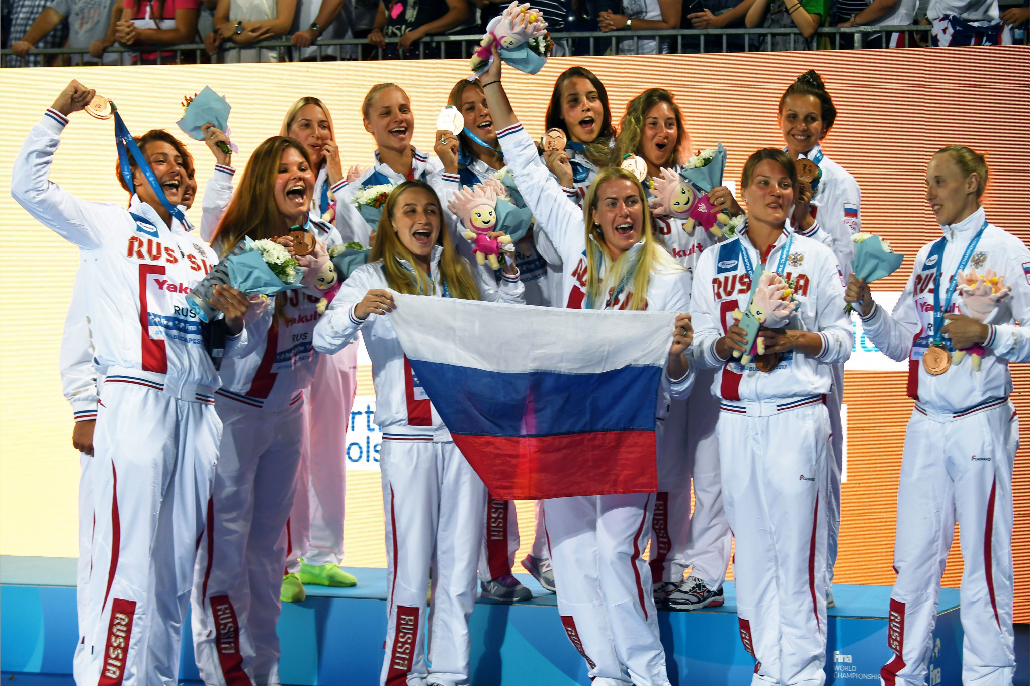 Russia have won a hat-trick of major bronze medals but currently sit bottom of the group ©Getty Images