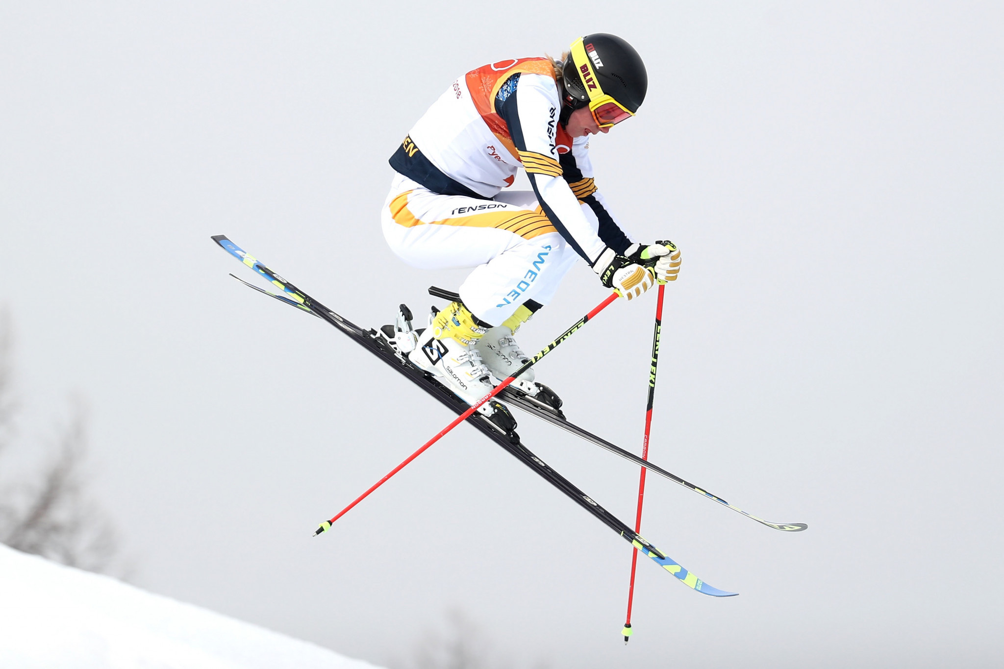 Sandra Näslund only finished fourth in Pyeongchang despite dominating women's ski cross this season ©Getty Images