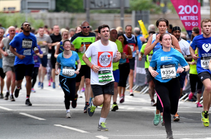 Runners in last year's Great Manchester Run. The University of Manchester is seeking to enter as many runners as possible as part of its 