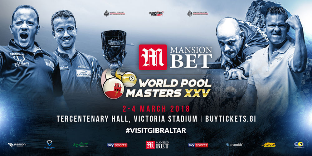The world's top 16 players will meet for the World Pool Masters tournament in Gibraltar this weekend  ©matchroompool