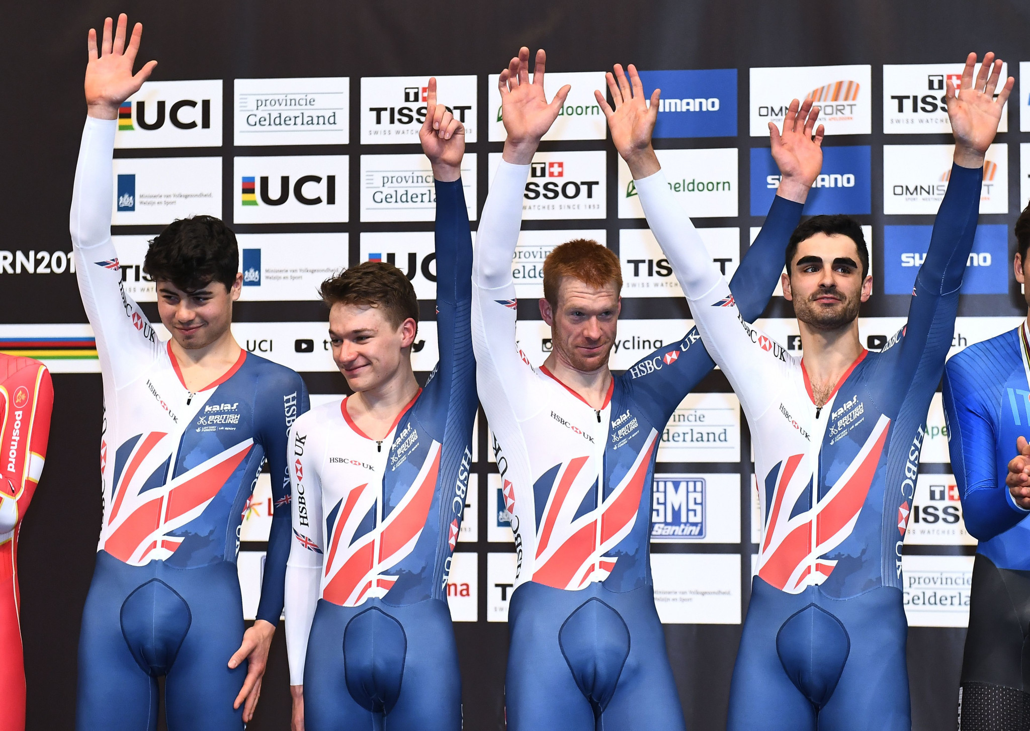 Britain claimed the men's team pursuit title by beating Denmark ©Getty Images