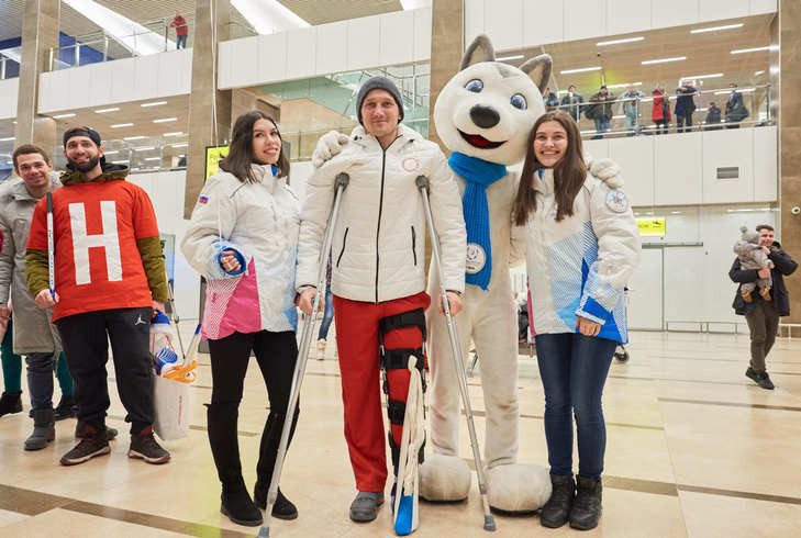 Krasnoyarsk 2019 ambassador given hero's welcome on Olympic return