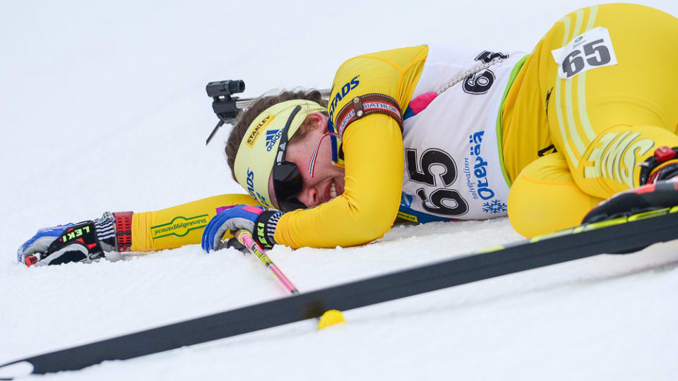 Sweden's Elvira Oeberg won her third gold medal in Estonia ©IBU