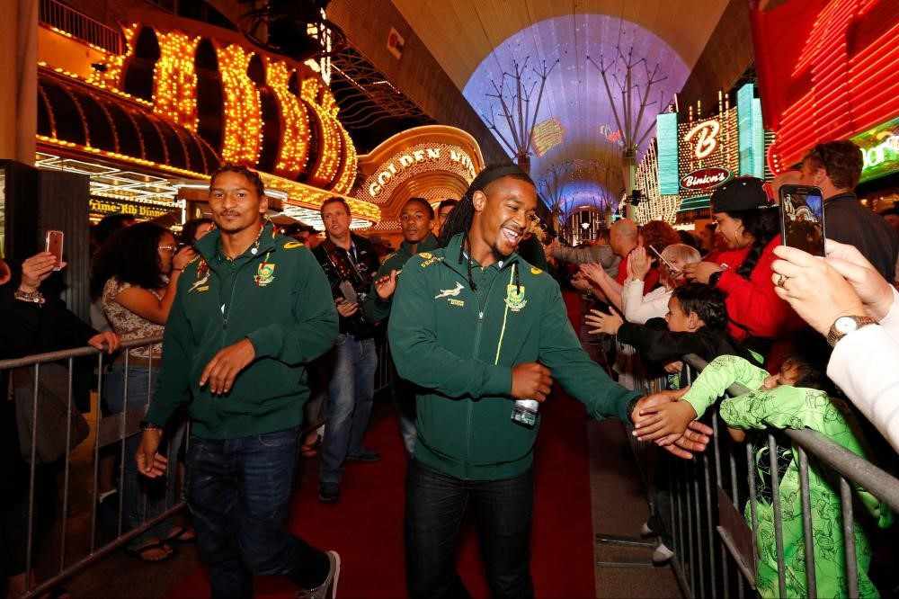 The Parade of Nations kicked off the Las Vegas Sevens ©Getty Images