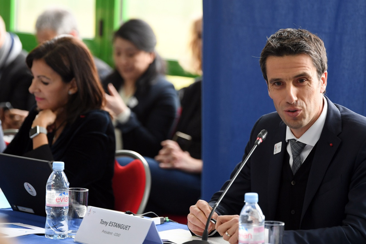 Today's meeting was chaired by Tony Estanguet  ©Paris 2024