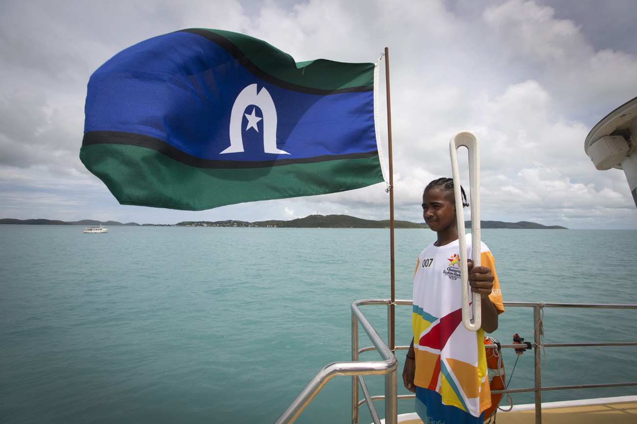 The Queen's Baton travelled from Horn Island to Thursday Island by ferry ©Gold Coast 2018