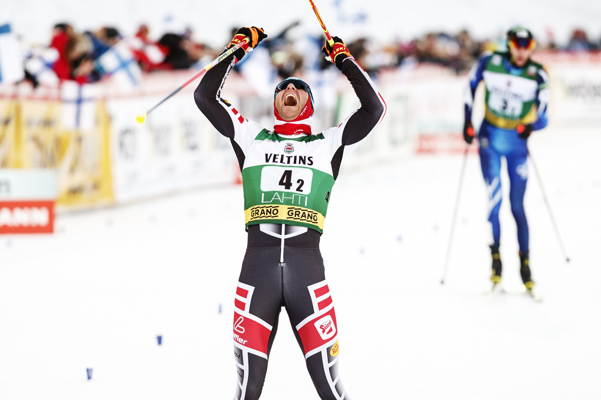 Austria claimed victory in the men's team sprint at the Nordic Combined World Cup ©Getty Images
