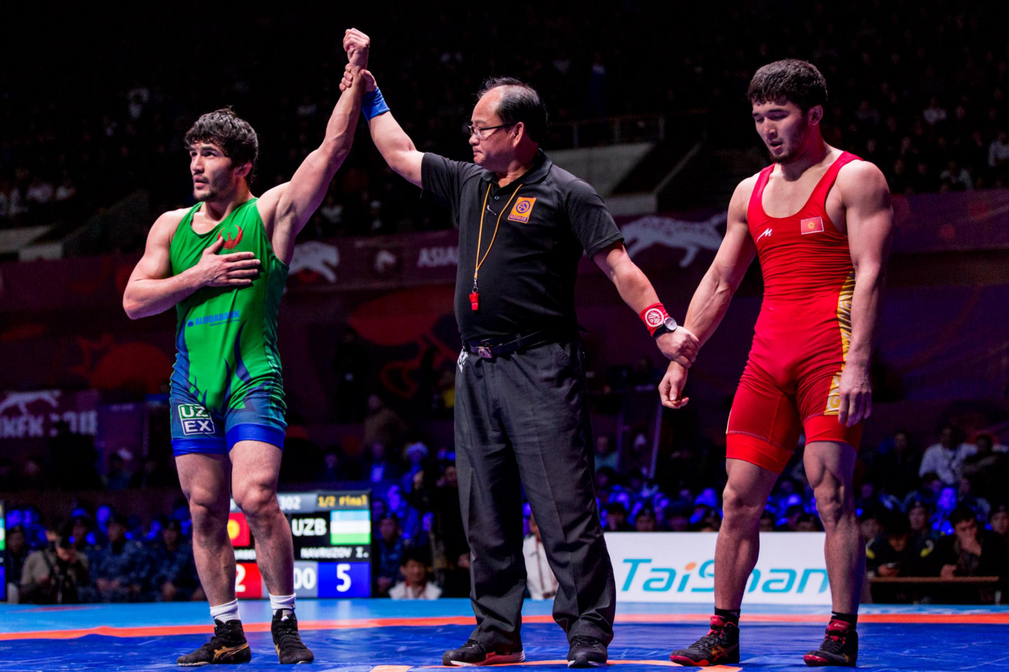 Uzbekistan fighters reach four out of five men's freestyle finals at Asian Wrestling Championships 