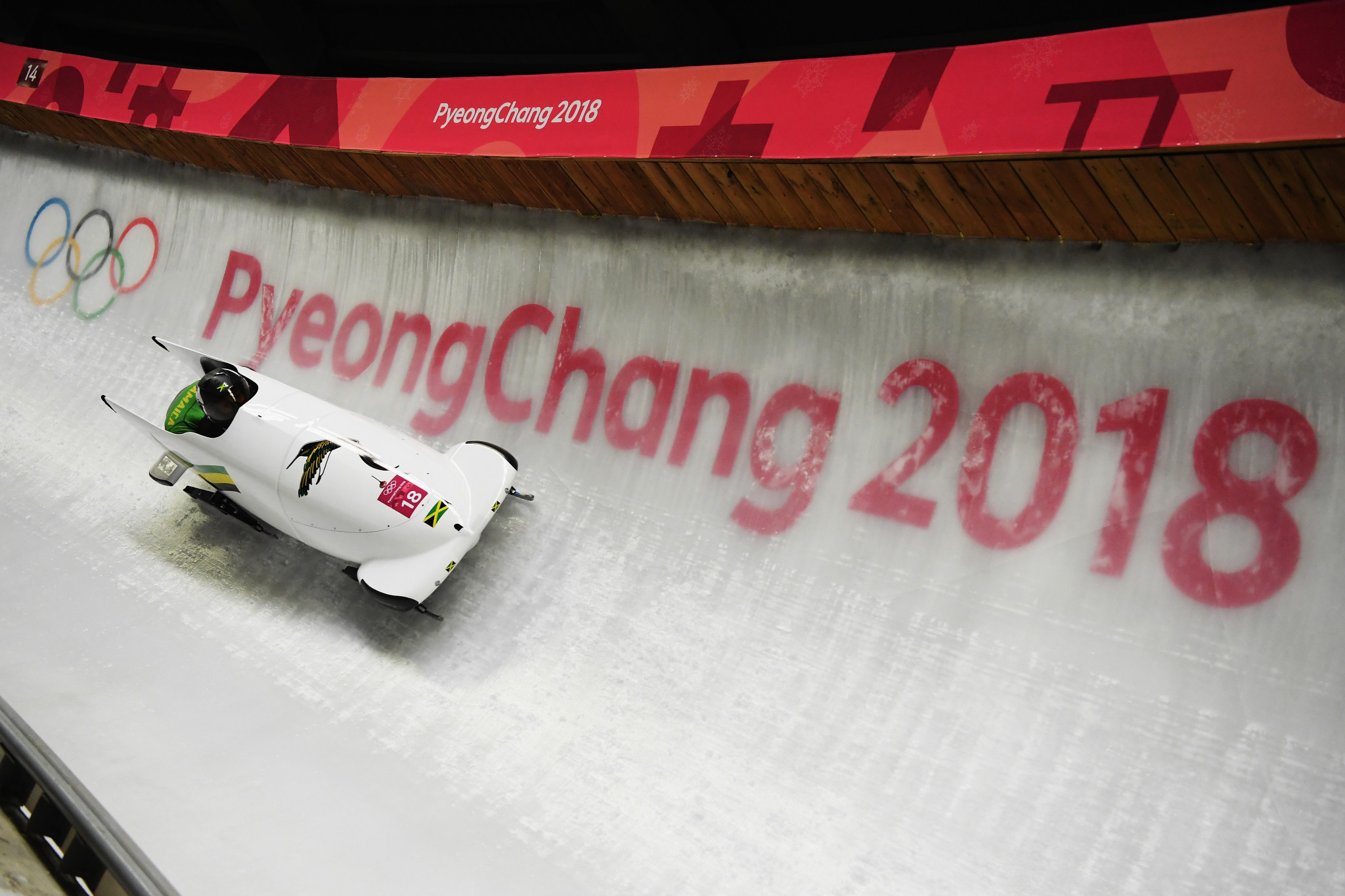 Jazmine Fenlator-Victorian and Carrie Russell were the members of the two-woman team which finished 19th at Pyeongchang 2018 as Jamaica's women made their Olympic bobsleigh debut ©Getty Images