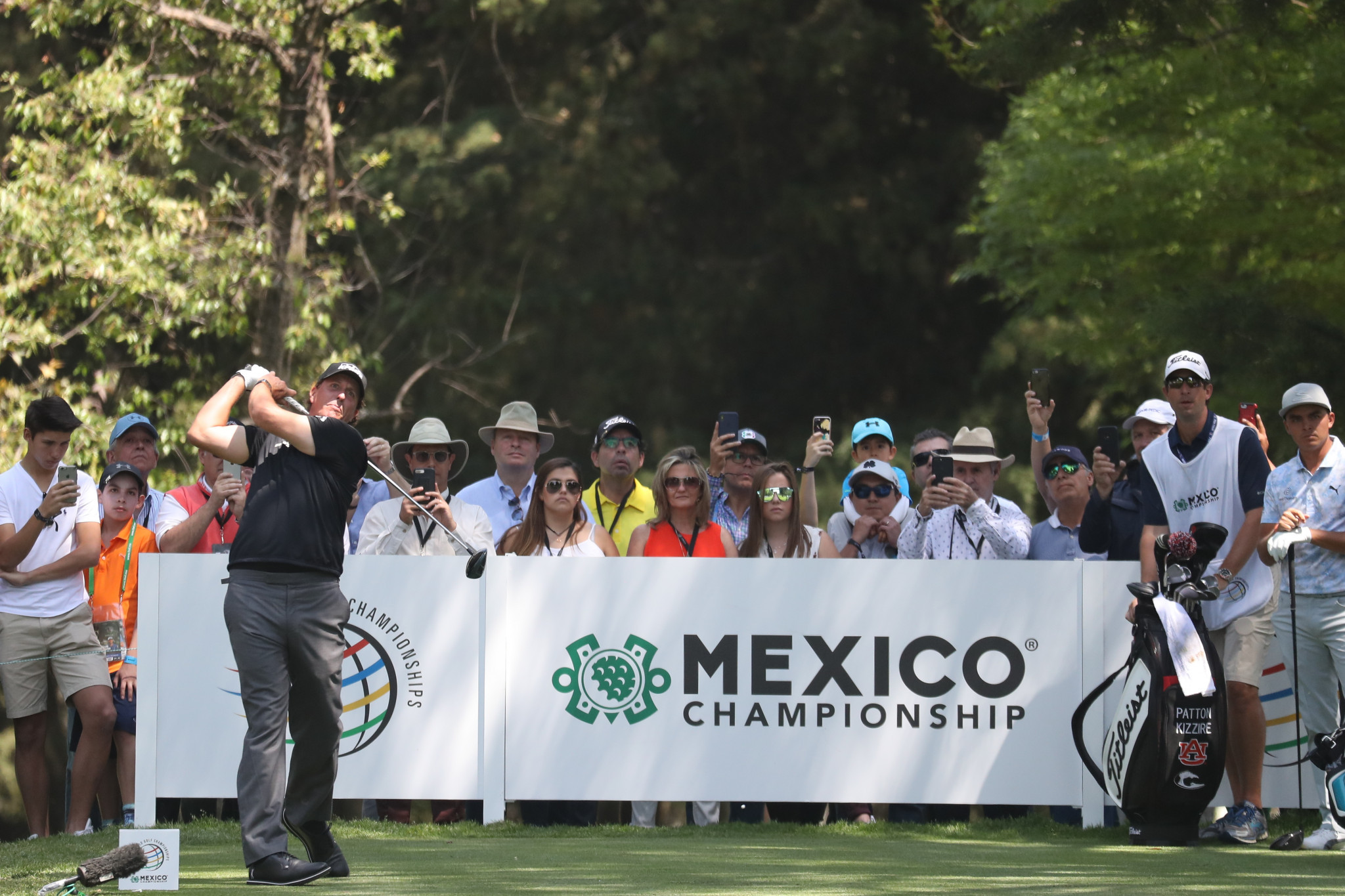American Phil Mickelson is among the chasing pack at the World Golf Championship ©Getty Images