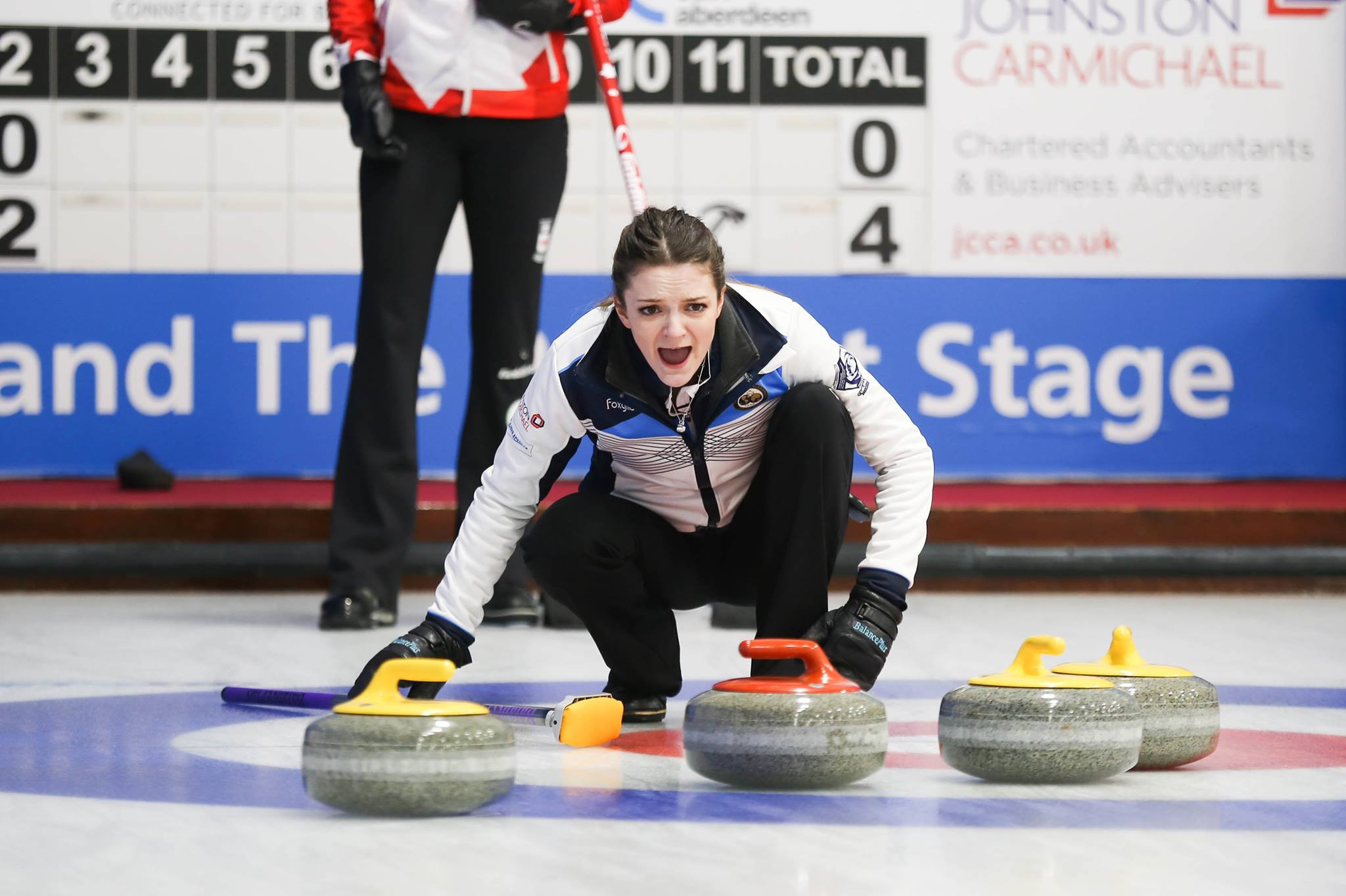 Round-robin action continued today at the World Junior Curling Championships ©WCF
