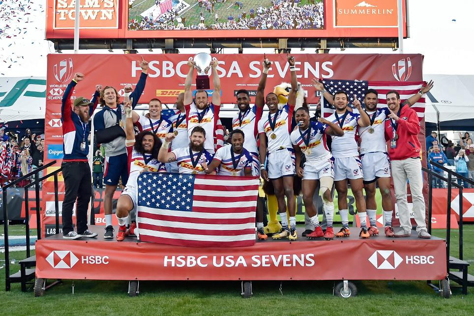 United States win home World Rugby Sevens Series title in Las Vegas