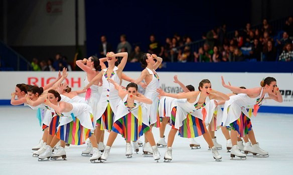 Synchronised skating is among new sports proposed for Winter Olympic inclusion ©ISU