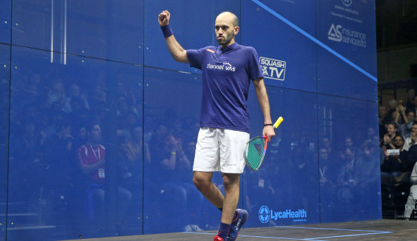 Marwan Elshorbagy replicated his brother's efforts by reaching the second round ©PSA