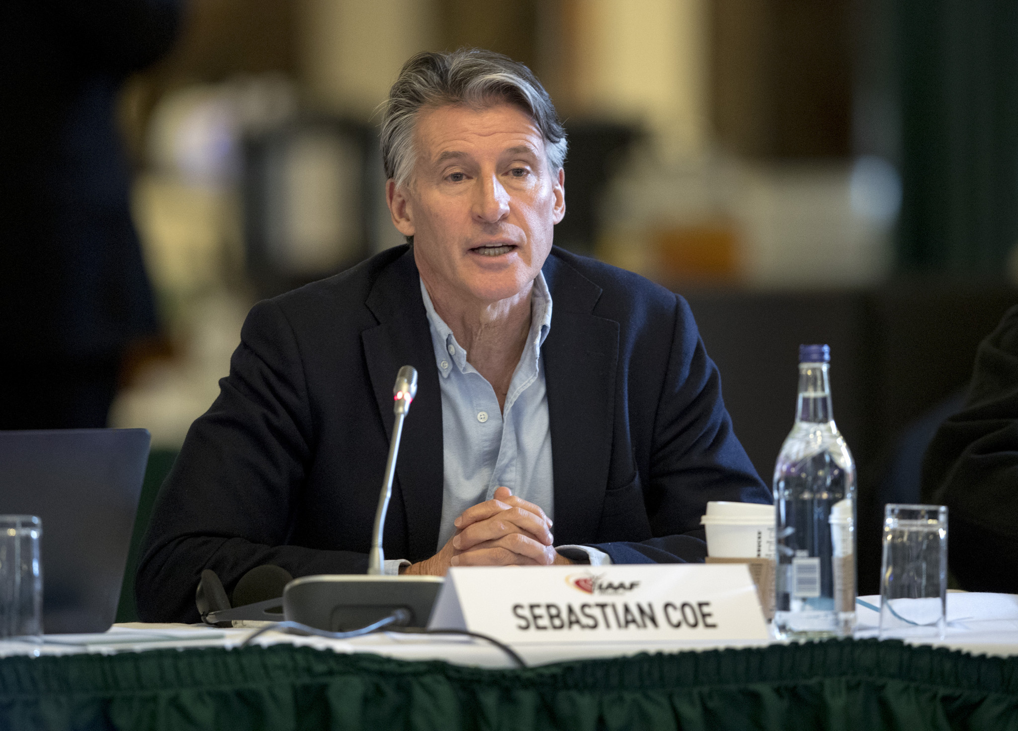 IAAF President Sebastian Coe stated the governing body needed to ensure a level playing field for athletes ©Getty Images