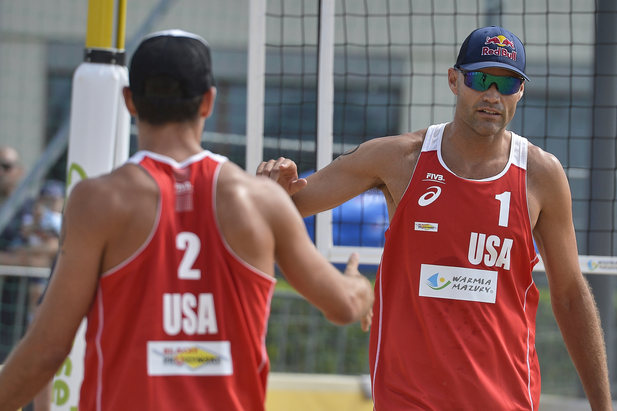 Nick Lucena and Phil Dalhausser will look to add to their Fort Lauderdale win in Doha ©Getty Images