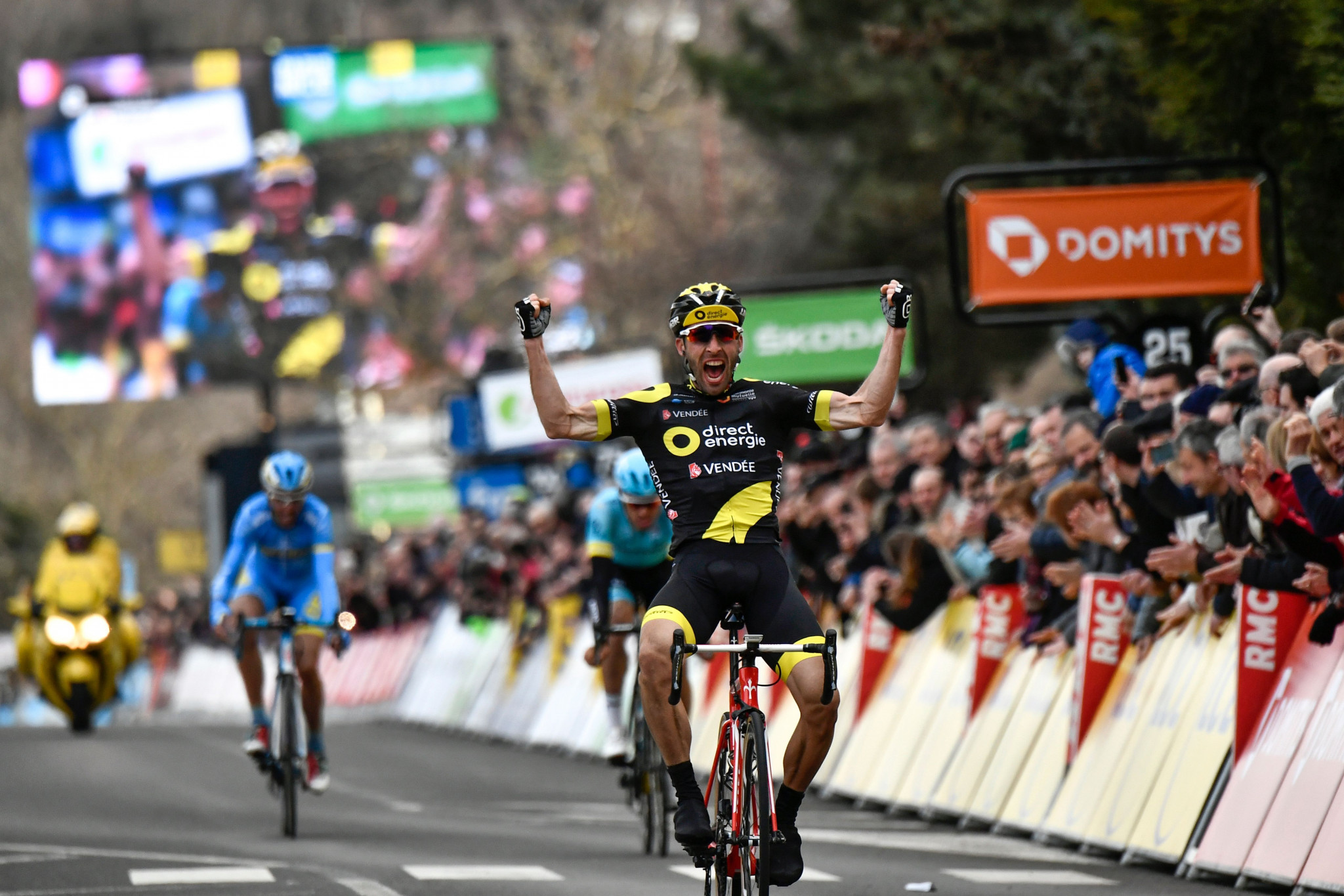 Jonathan Hivert claimed victory on stage three of Paris-Nice ©Getty Images