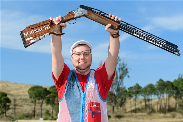 Lyndon Sosa claimed Luxembourg's first World Cup gold ©ISSF