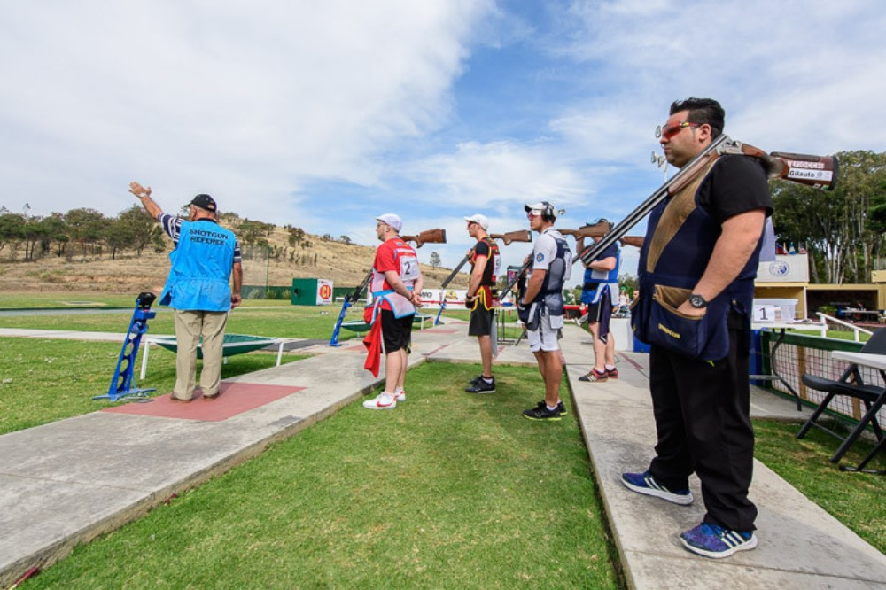 The men's trap final was the only competition of the day in Mexico ©ISSF