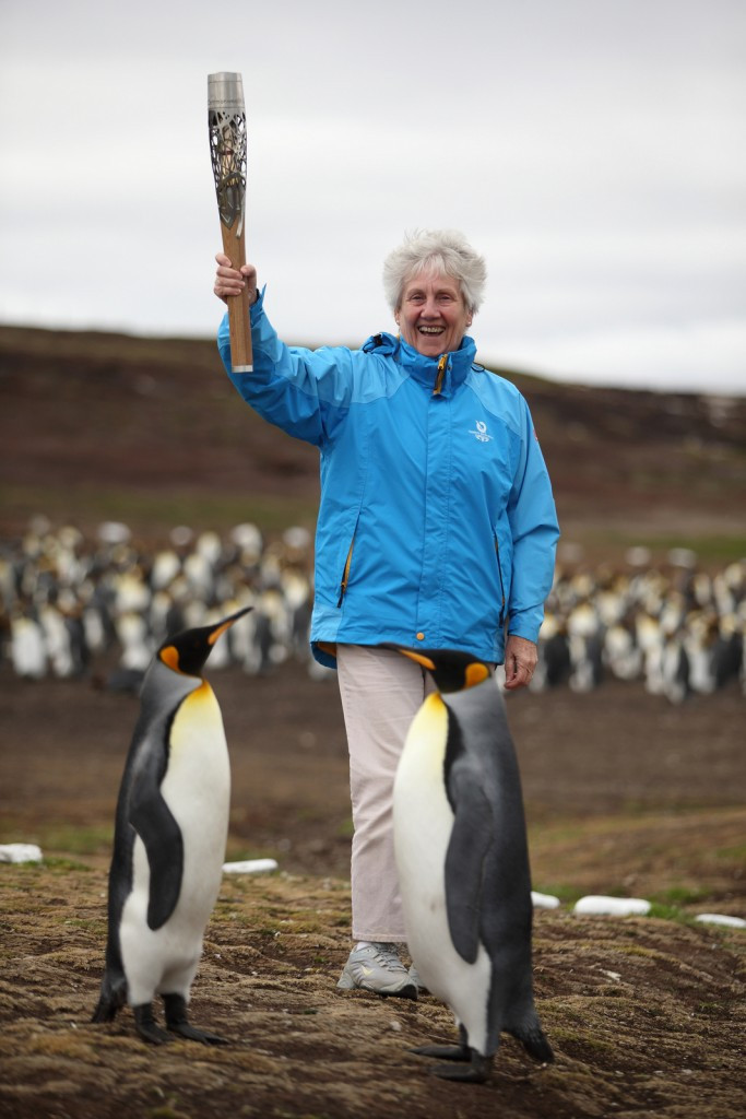 Louise Martin visited 64 countries and territories as the Queen's Baton Relay toured the Commonwealth in the build-up to Glasgow 2014, although not everyone she met had a vote 