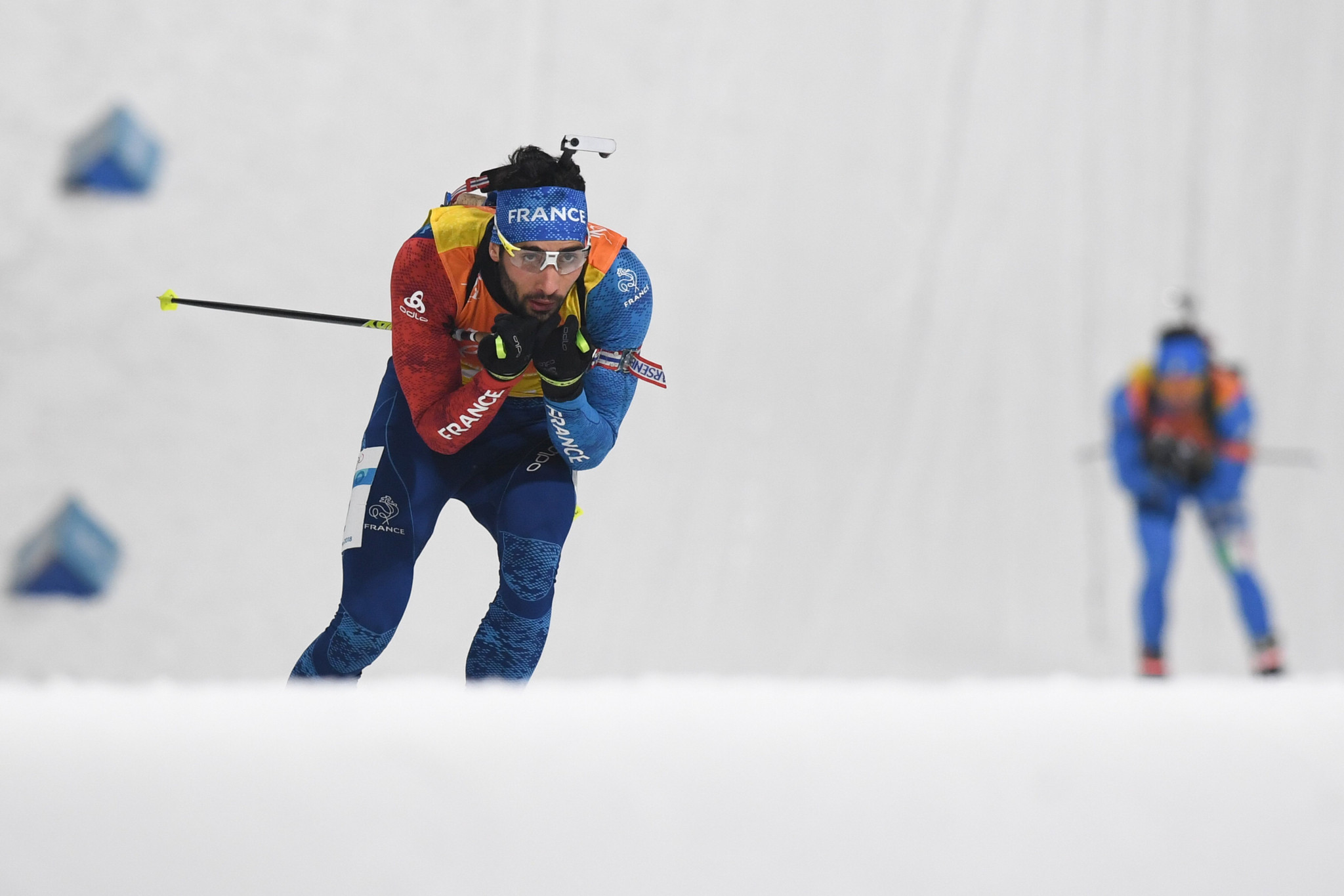 French star Martin Fourcade will resume his pursuit of defending his overall title when the season resumes this week ©Getty Images