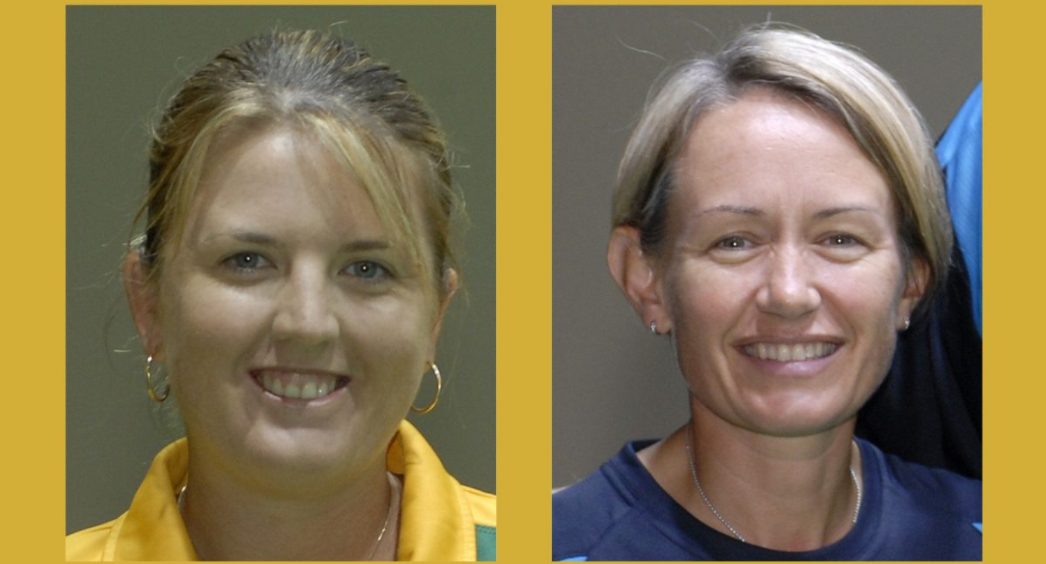 Bec Van Asch and Jo Edwards lead the two women's sections ©World Bowls